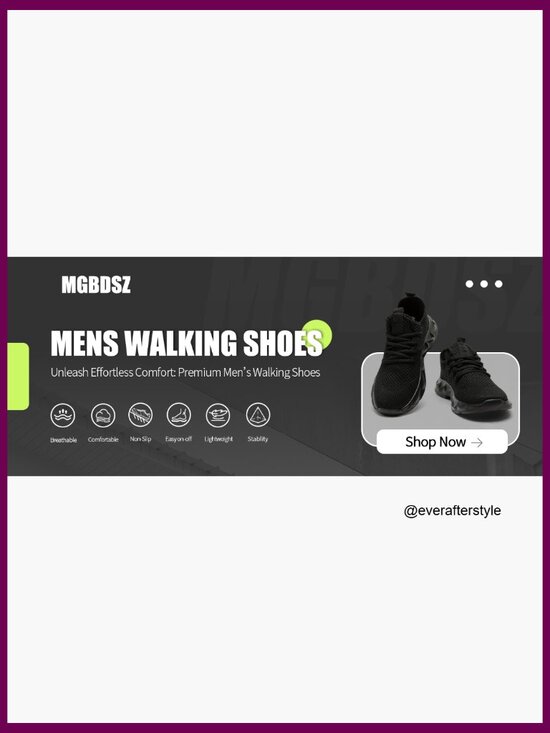 Men\'s Athletic Walking Shoes Slip On Non Slip Sneakers Lightweight main image 7